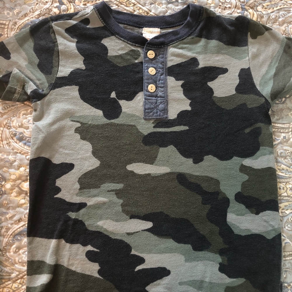 CrewCuts Camo t-shirt boy size 4/5T